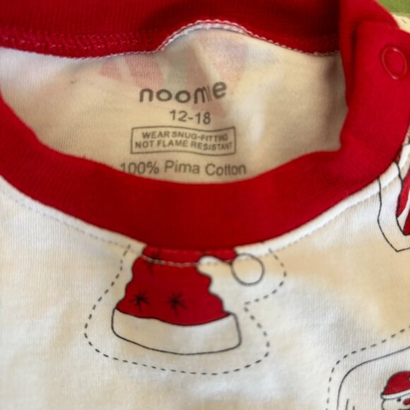 Noomie Gingerbread World Pajama Set Size 12-18M - Picture 3 of 4